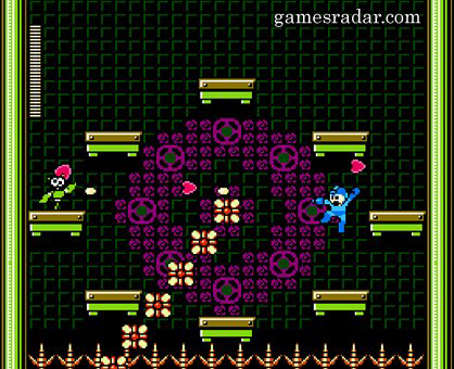 Mega Man Versus... evil flower clock?