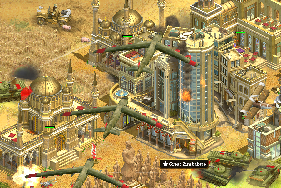 Screenshot of Rise of Nations gameplay